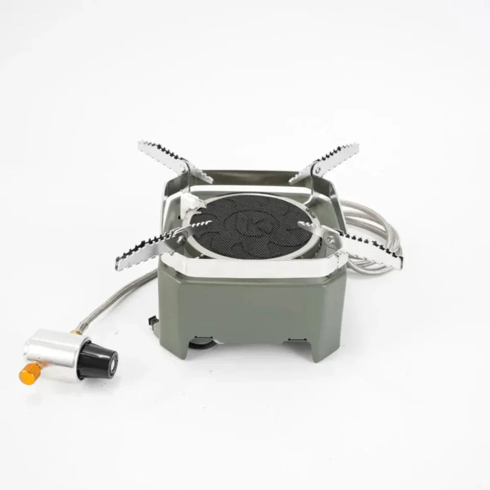 Infrared Gas Camping Stove – Portable and Windproof Design