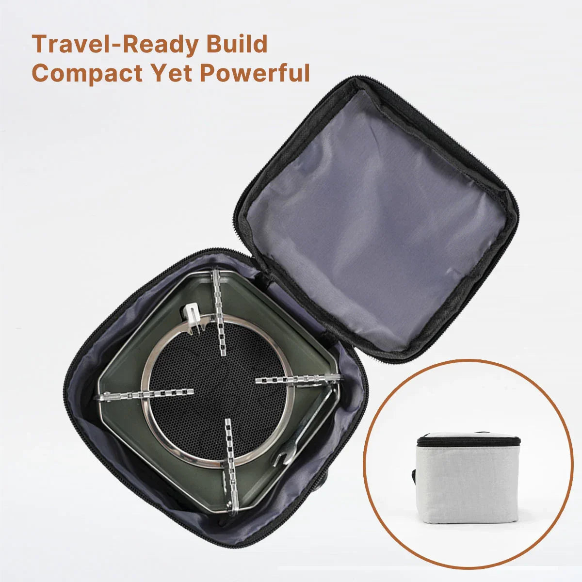 Infrared Gas Camping Stove – Portable and Windproof Design