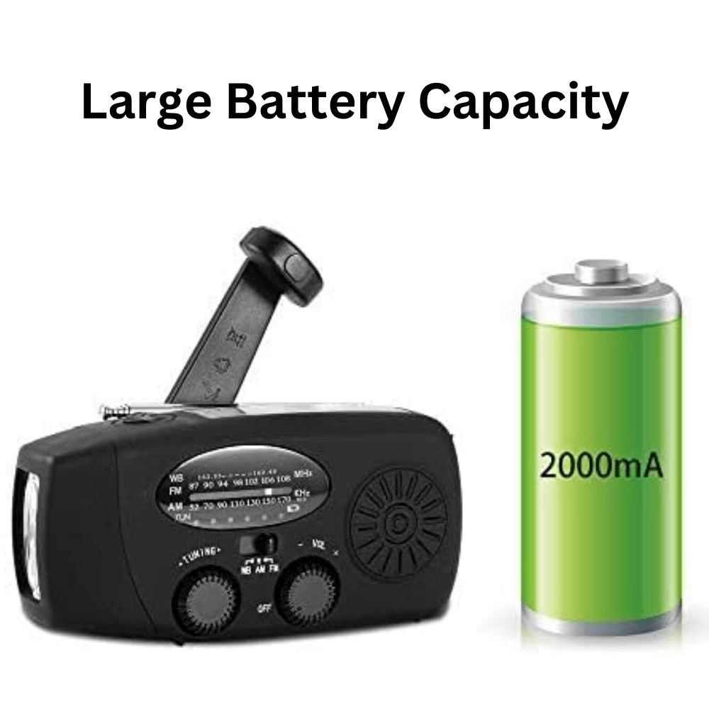 Hand Crank Emergency Radio – Portable Multi-Function Device