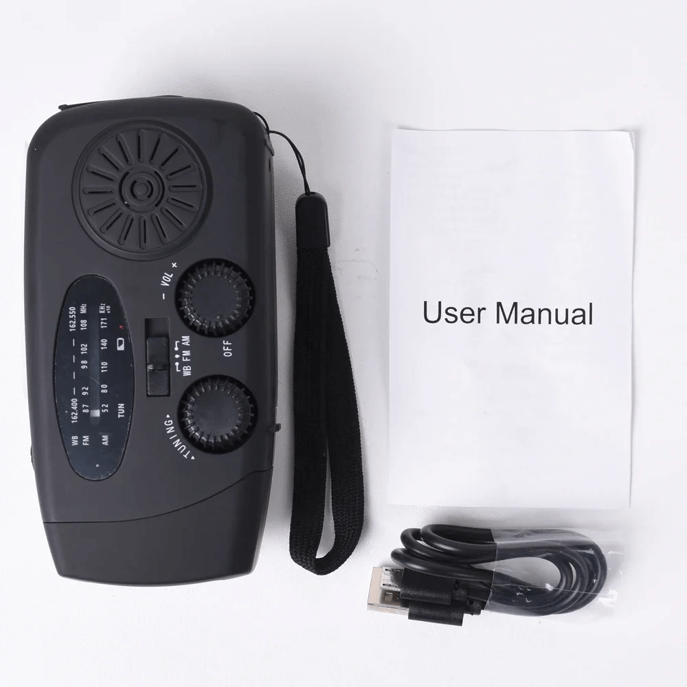 Hand Crank Emergency Radio – Portable Multi-Function Device