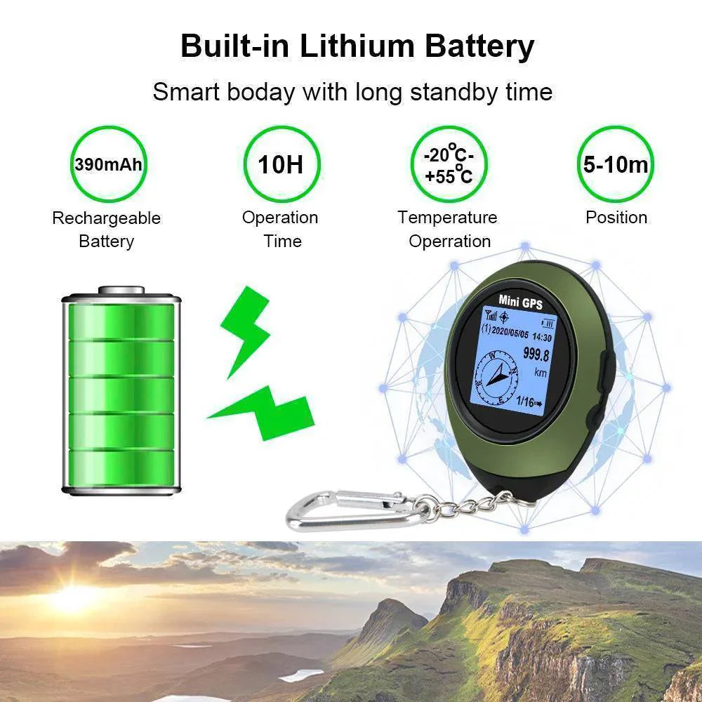 Compact Handheld GPS Device for Outdoor Exploration