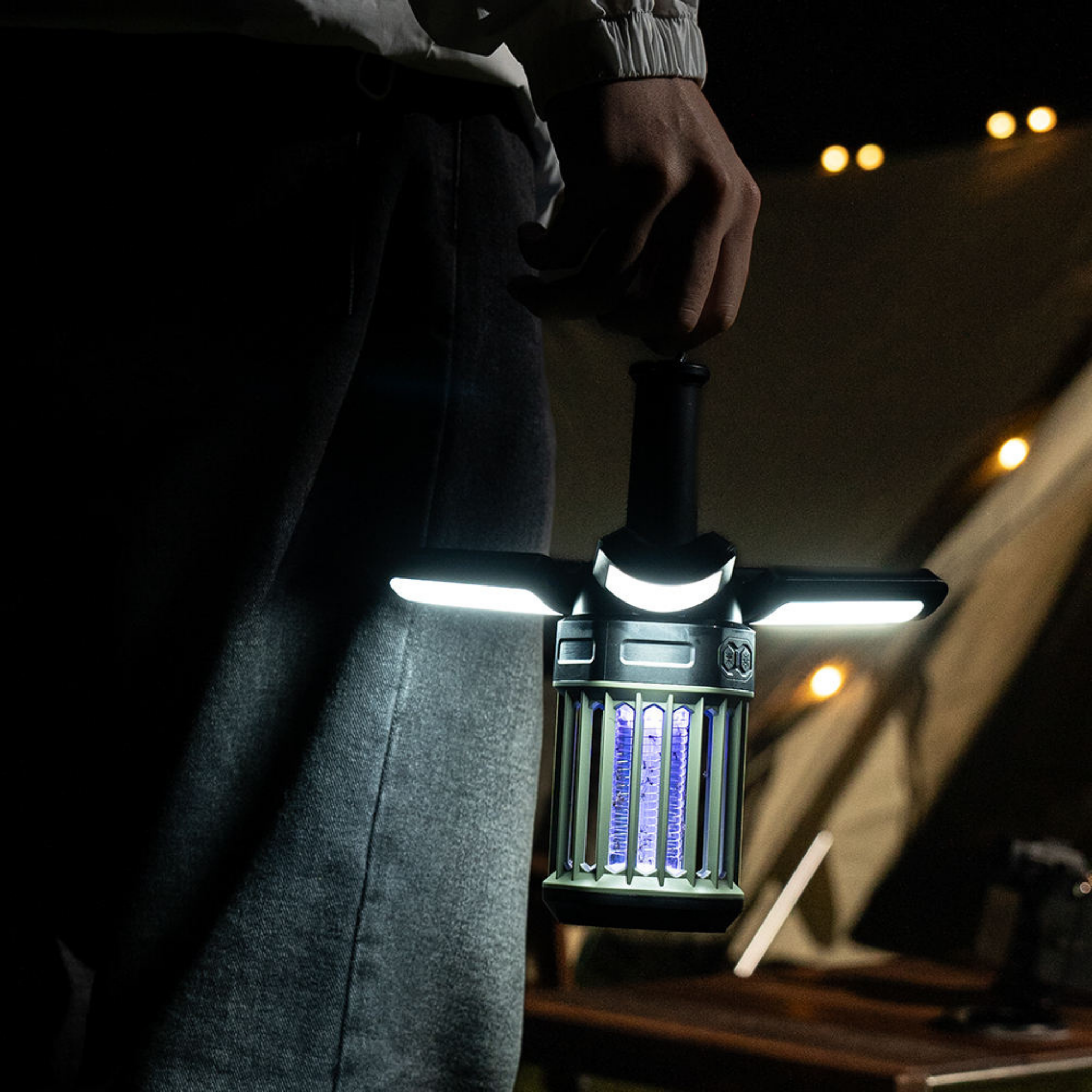Portable Lantern for Mosquito Repellent