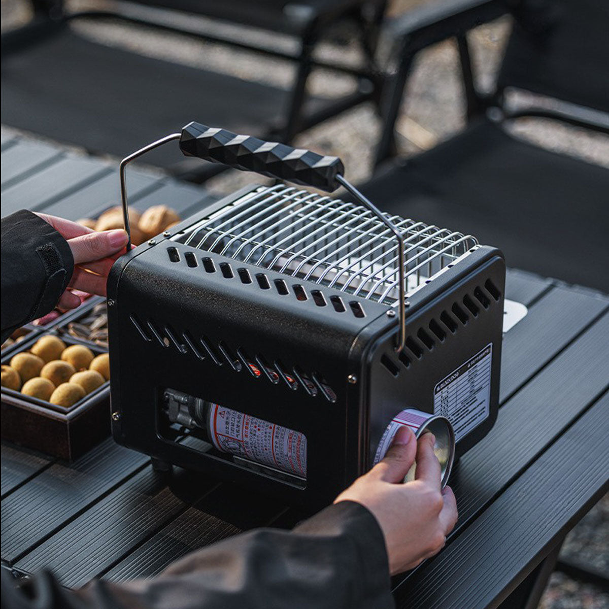 Outdoor Portable Heater Featuring Boiling Capability