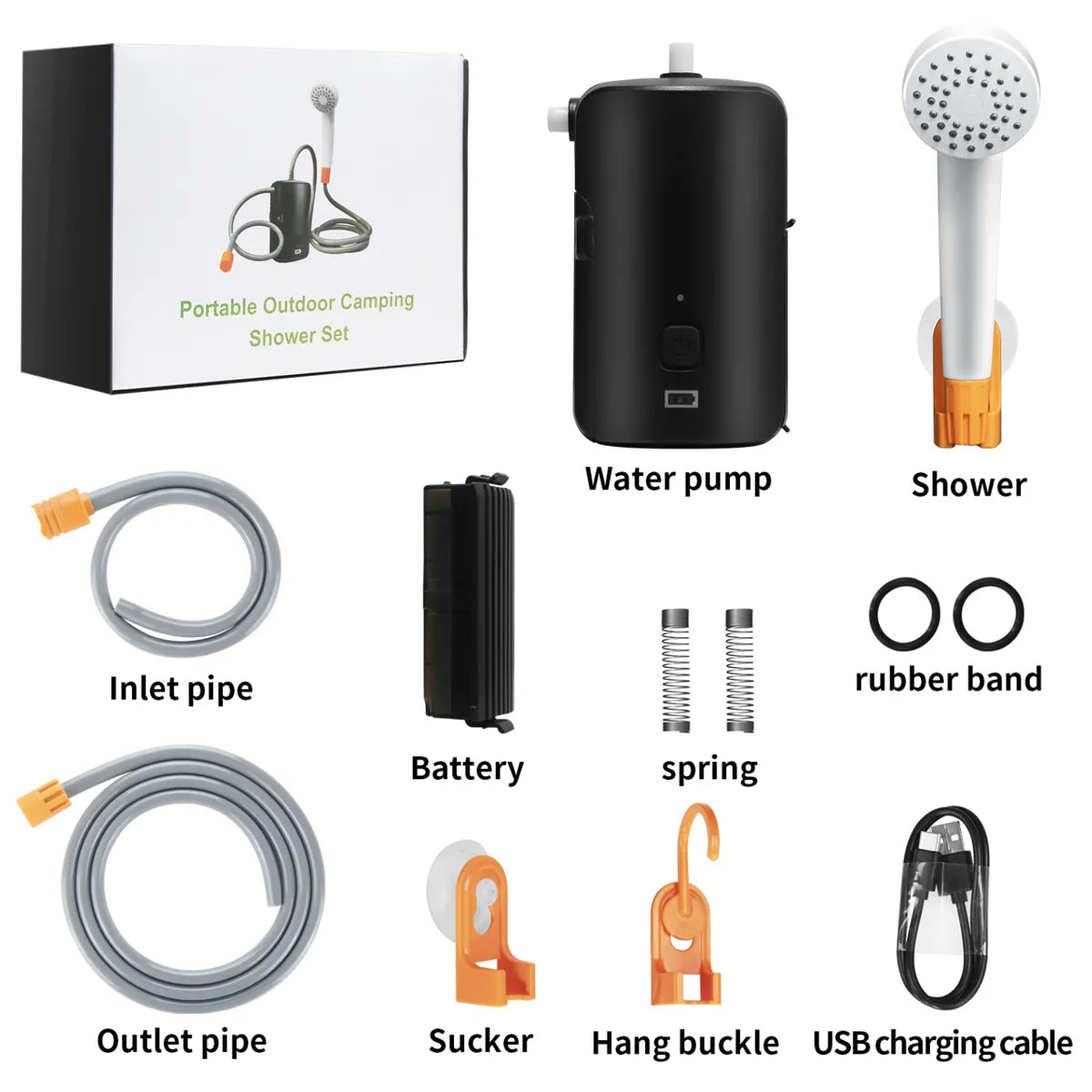 Camping Shower Pump for Outdoor Use – Portable Water System