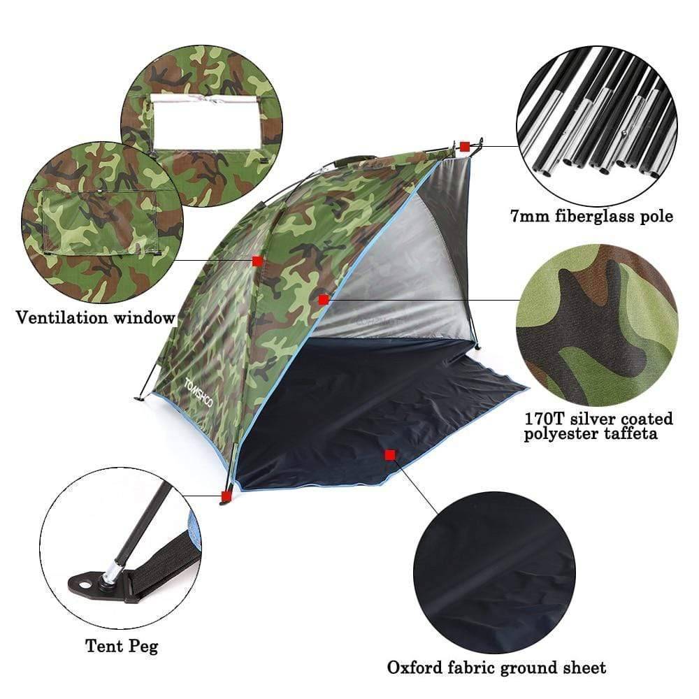Sunshade Tent Shelter for Portable Outdoor Camping