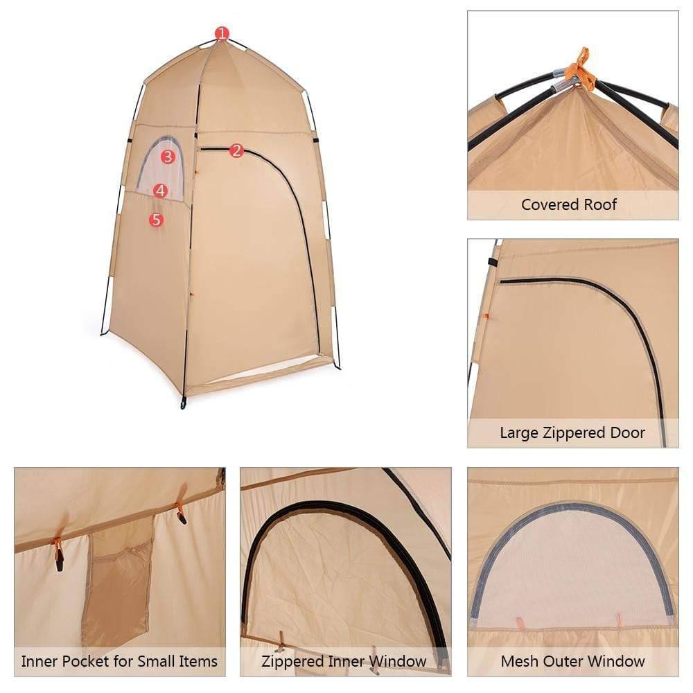 Camping Toilet Tent for Privacy – Portable Shelter