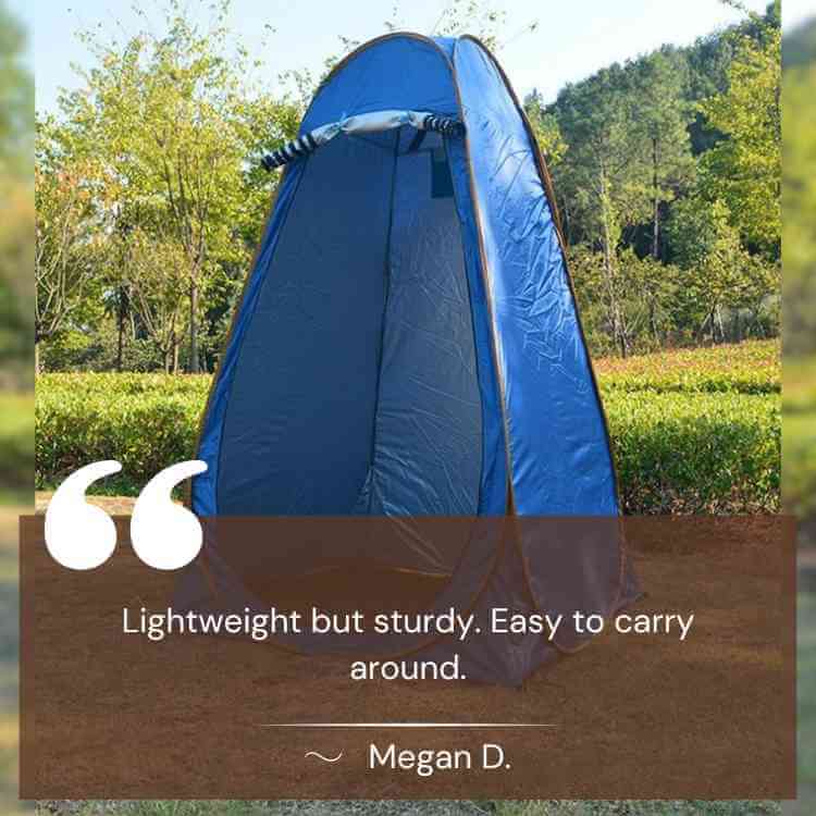 Privacy Tent for Outdoor Use - Portable Pop-Up Shelter
