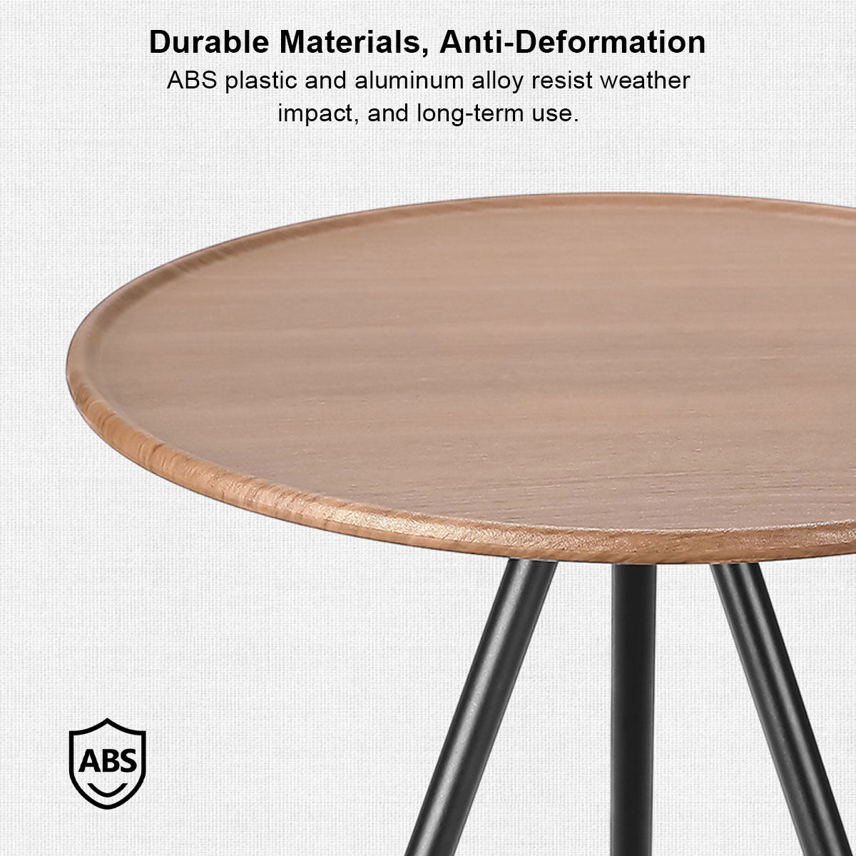 Round Camping Table with Mesh Storage – Portable Design