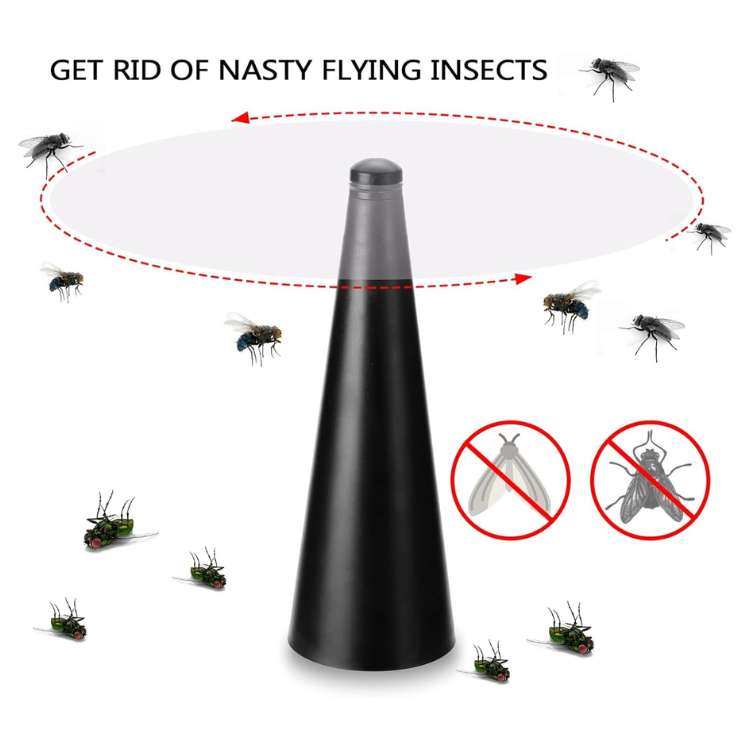 Outdoor Dining Fly Repellent Fan - Portable Tabletop Design