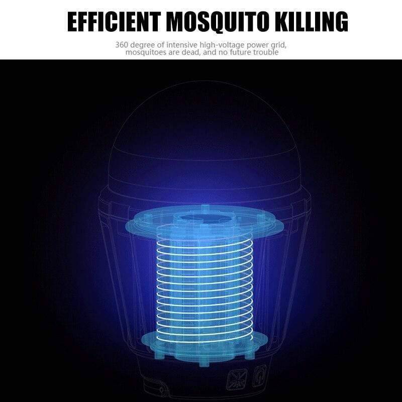 Rechargeable Mosquito Trap and LED Lantern with USB – 2-in-1 Design