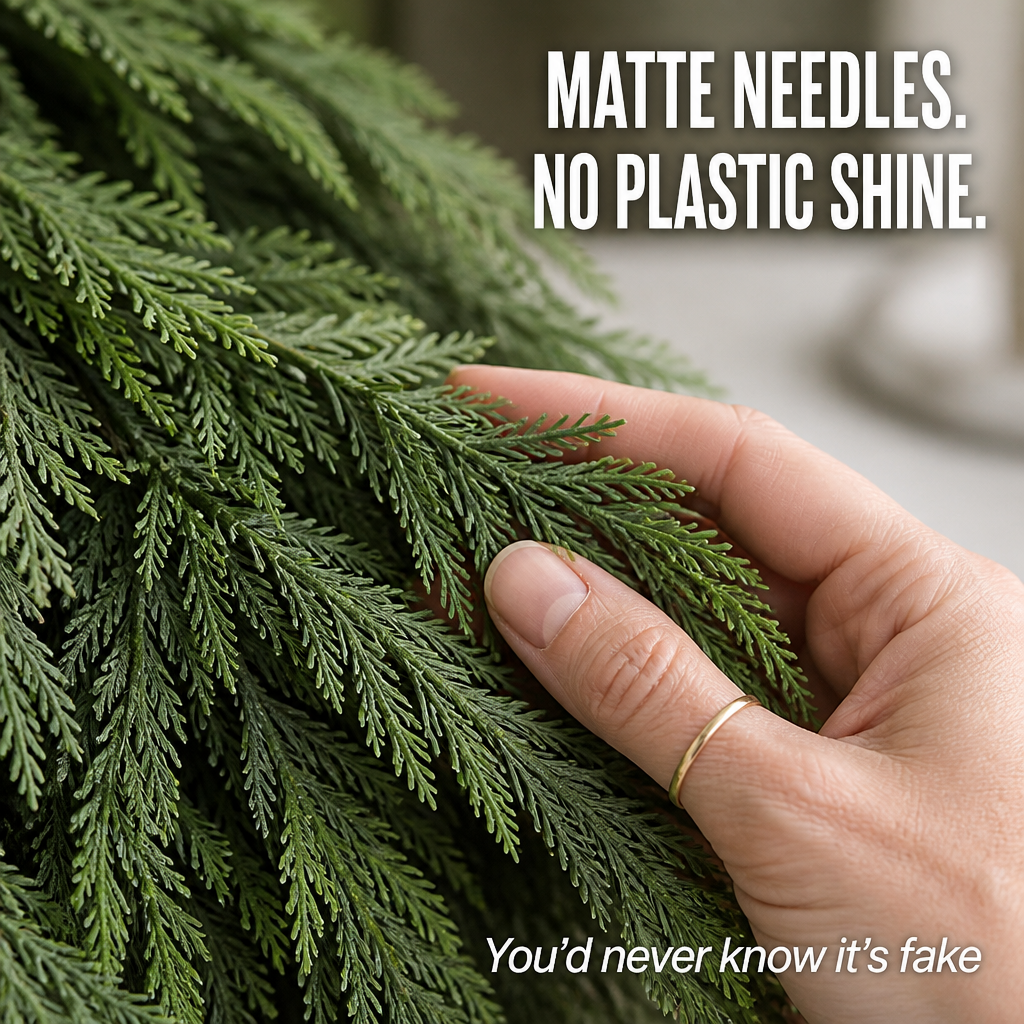 VerdantaVine™ — Drape Real-Touch Cypress That Fools Every Guest All Season