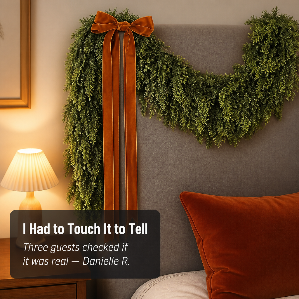VerdantaVine™ — Drape Real-Touch Cypress That Fools Every Guest All Season