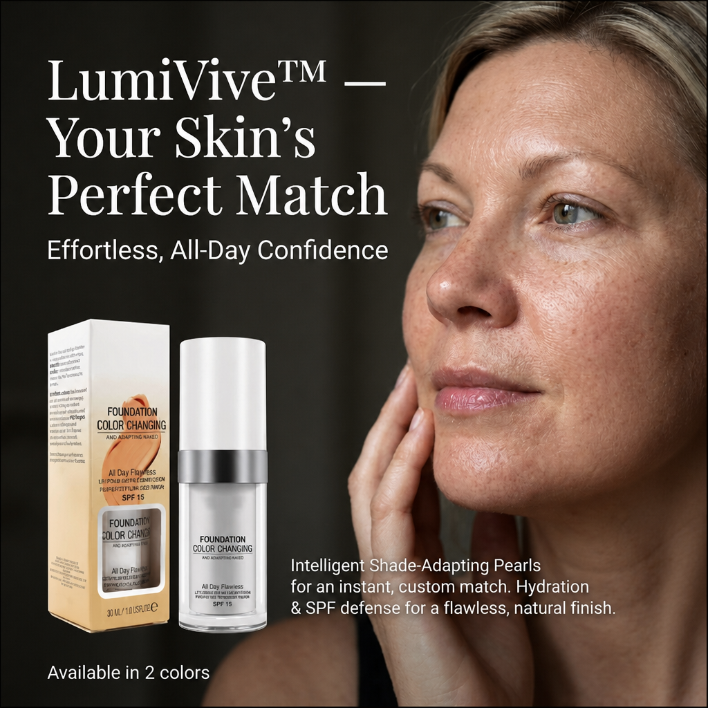 LumiVive™ — Your Skin’s Perfect Match for Effortless, All-Day Confidence