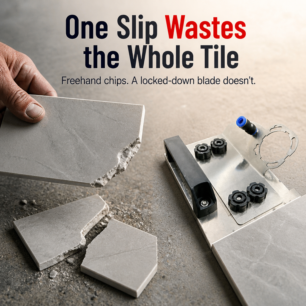 TitanEdge™ — Cut Flawless 45° Tile Edges With Zero Wobble or Chipping