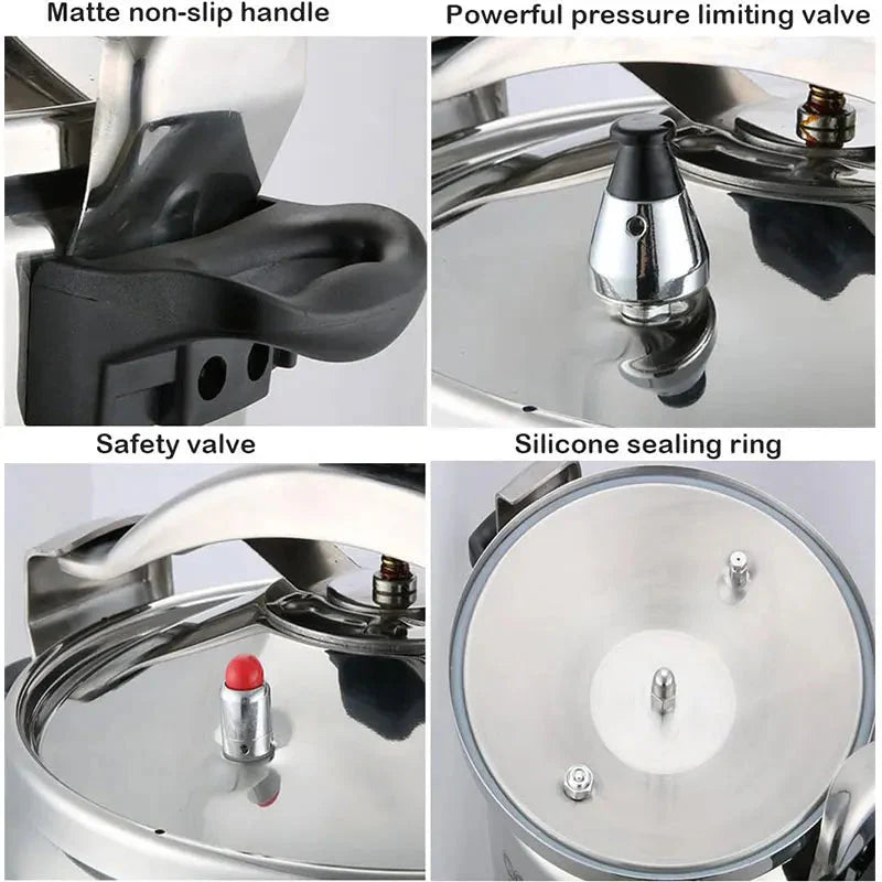 Heavy-Duty Pressure Cooker - Professional and Explosion-Proof