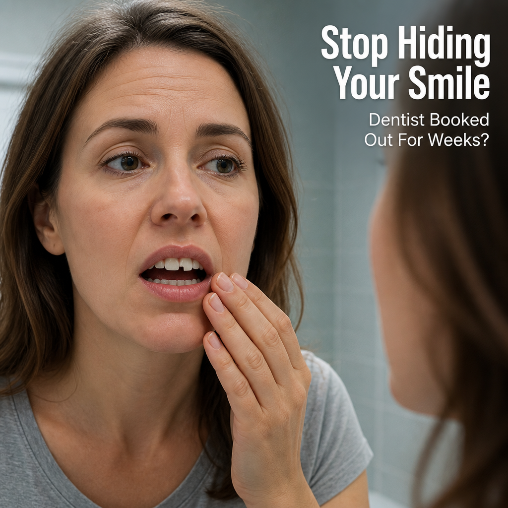 SmileSculpt™ — Patch Chips, Gaps & Missing Teeth in 5 Minutes Flat