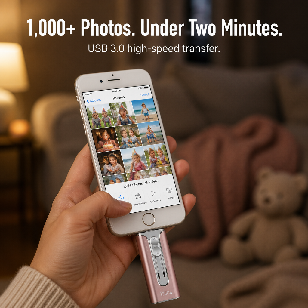 MemoraLink™ — Free Up Your iPhone in Seconds, No iCloud Needed