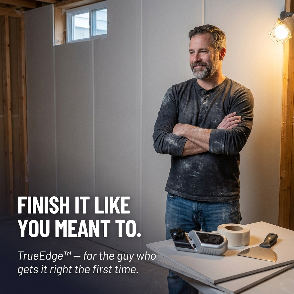 TrueEdge™ — Plane Drywall Edges That Tape Flat in One Smooth Pass