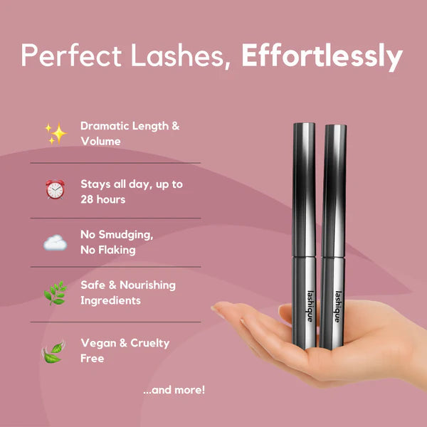 GlimmerMetal™ Mascara — Unleash Bold, Clump-Free Lashes That Captivate All Day