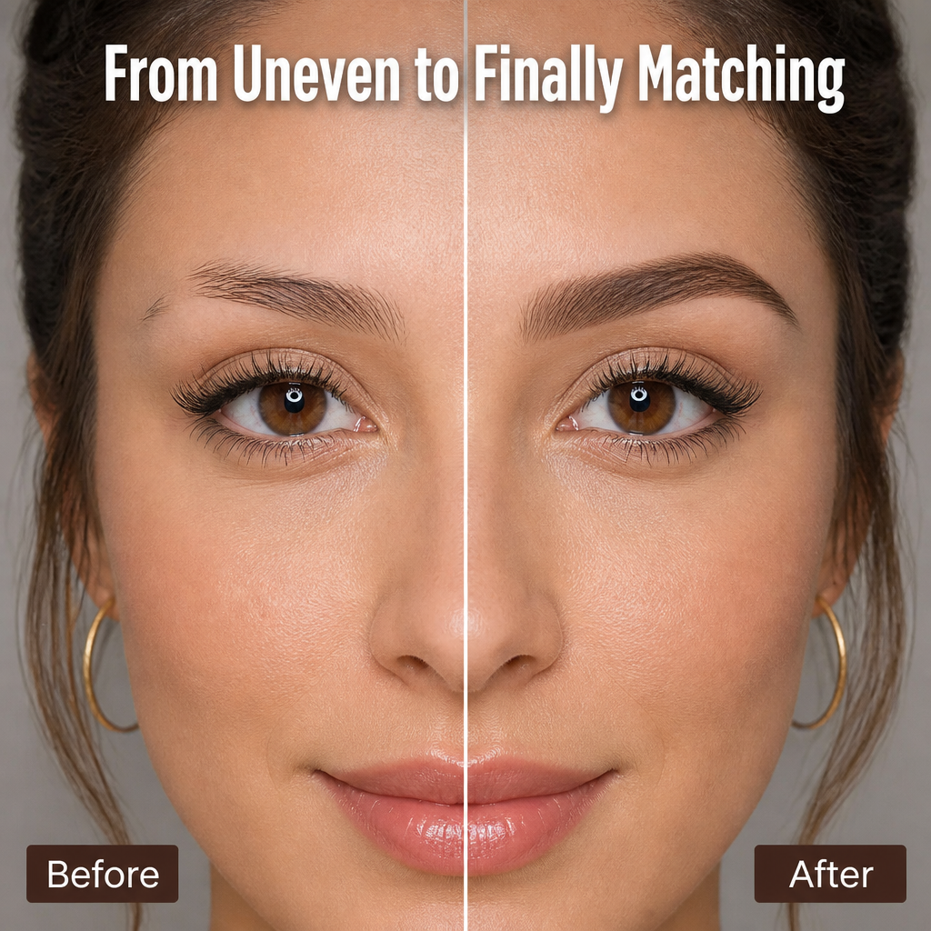 BrowLuxe™ — Stamp, Shape & Fade Even Brows in Under a Minute