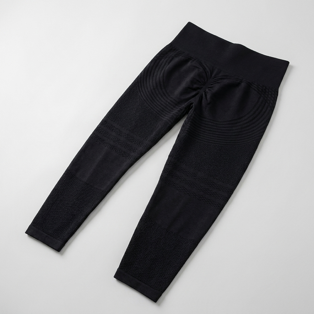 VivaWave™ – High-Waist Seamless Sculpting Compression Leggings with Scrunch Lift