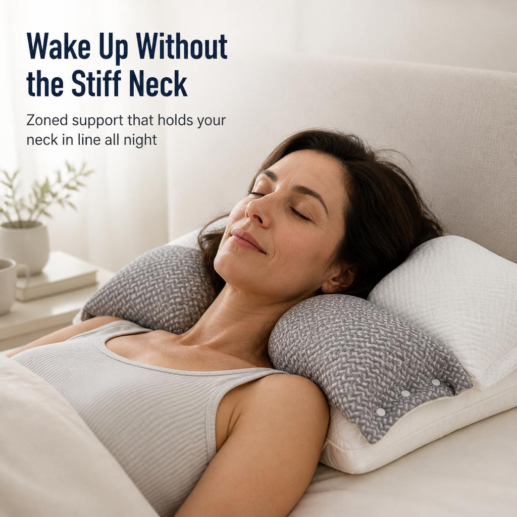 VersaRest™ — Cradle Your Neck and Wake Up Without the Morning Stiffness