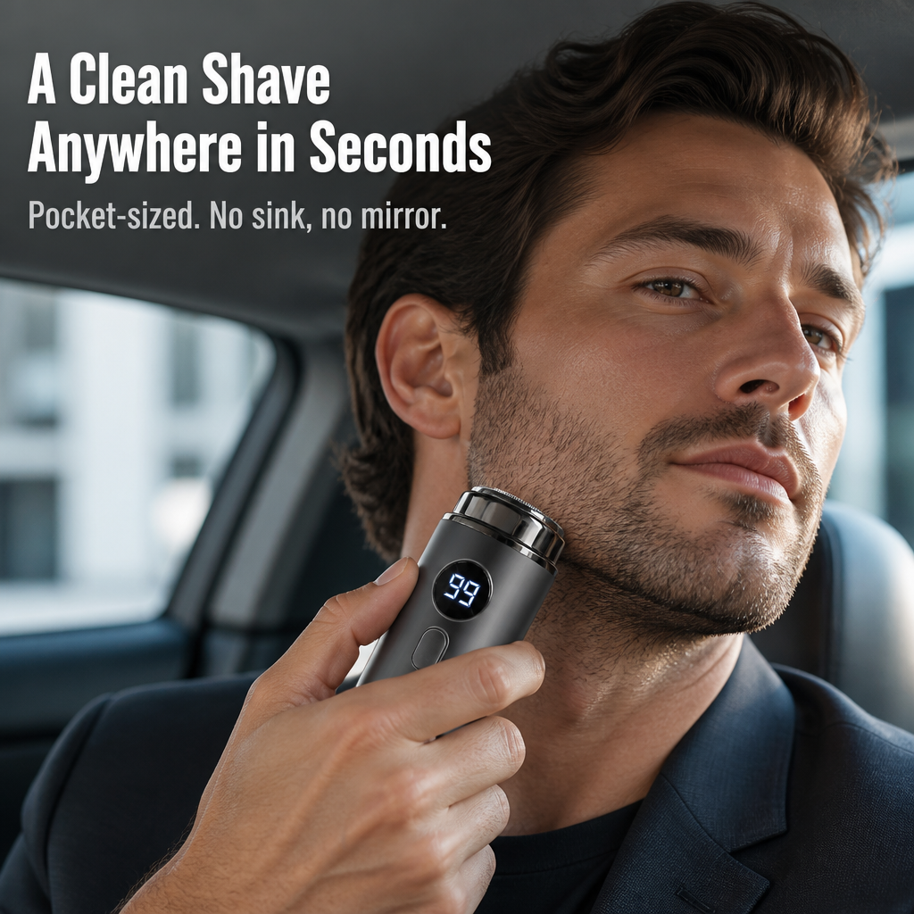 VeloraSilk™ — Get a Clean, Close Shave Anywhere in Under a Minute