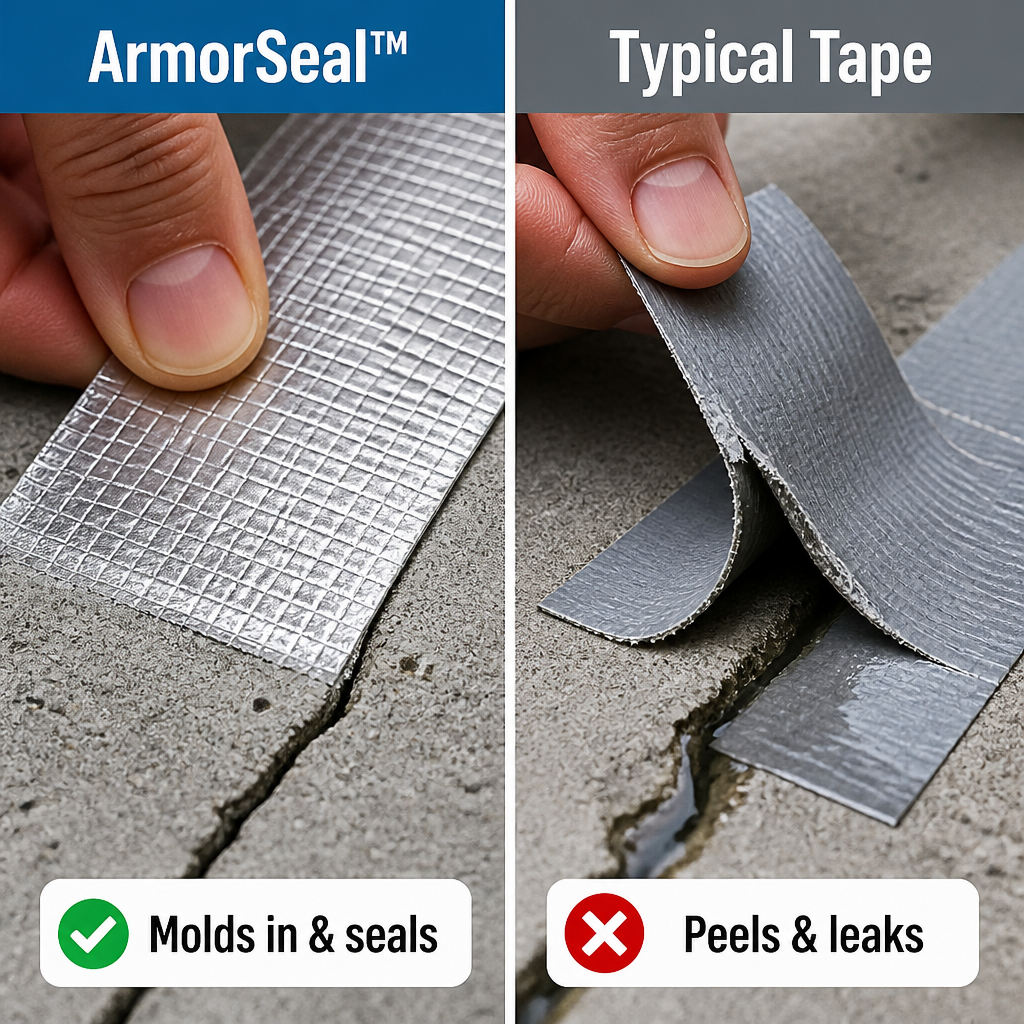 ArmorSeal™ — Stop Roof, Gutter & Pipe Leaks Cold In One Peel