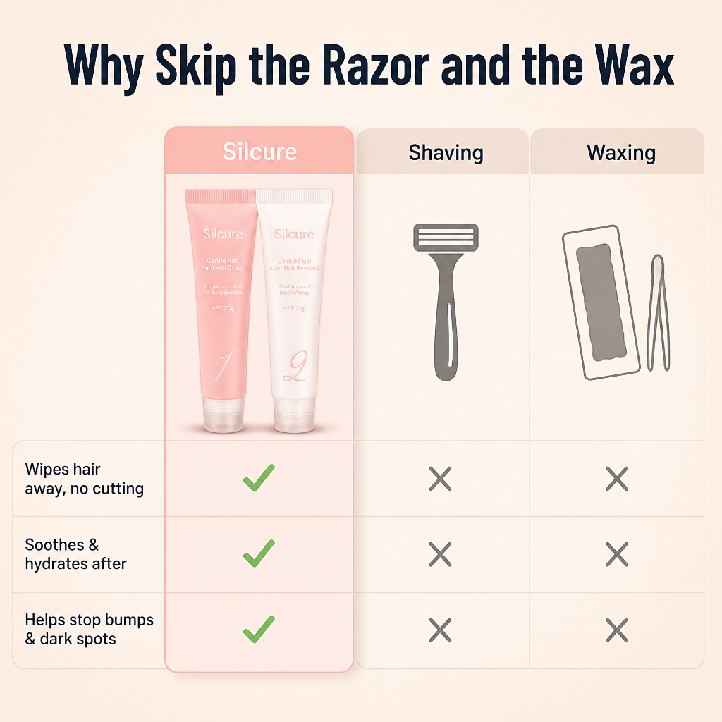 Silcure™ — Remove Facial Hair and Repair Your Skin in One Two-Step Sitting