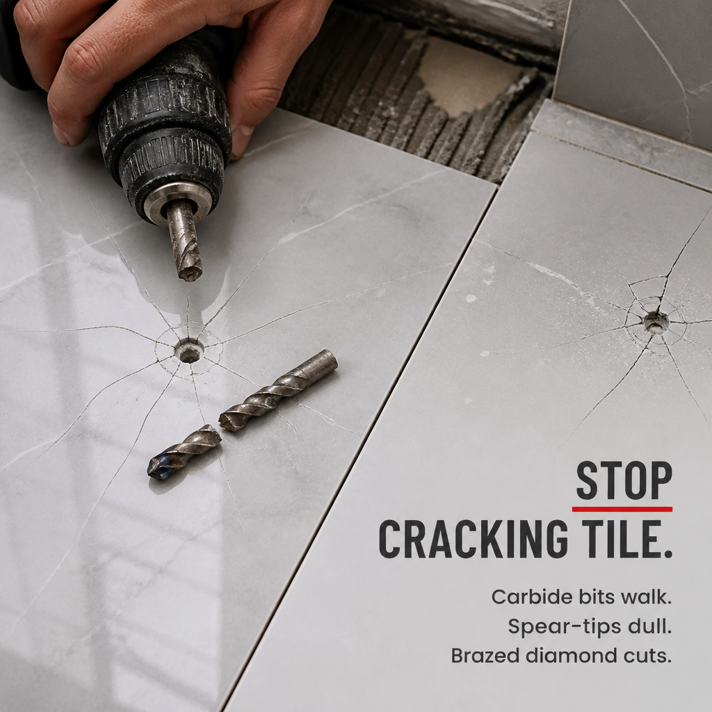 TitanEdge™ — Drill & Grind Through Porcelain, Marble and Glass Without Cracks