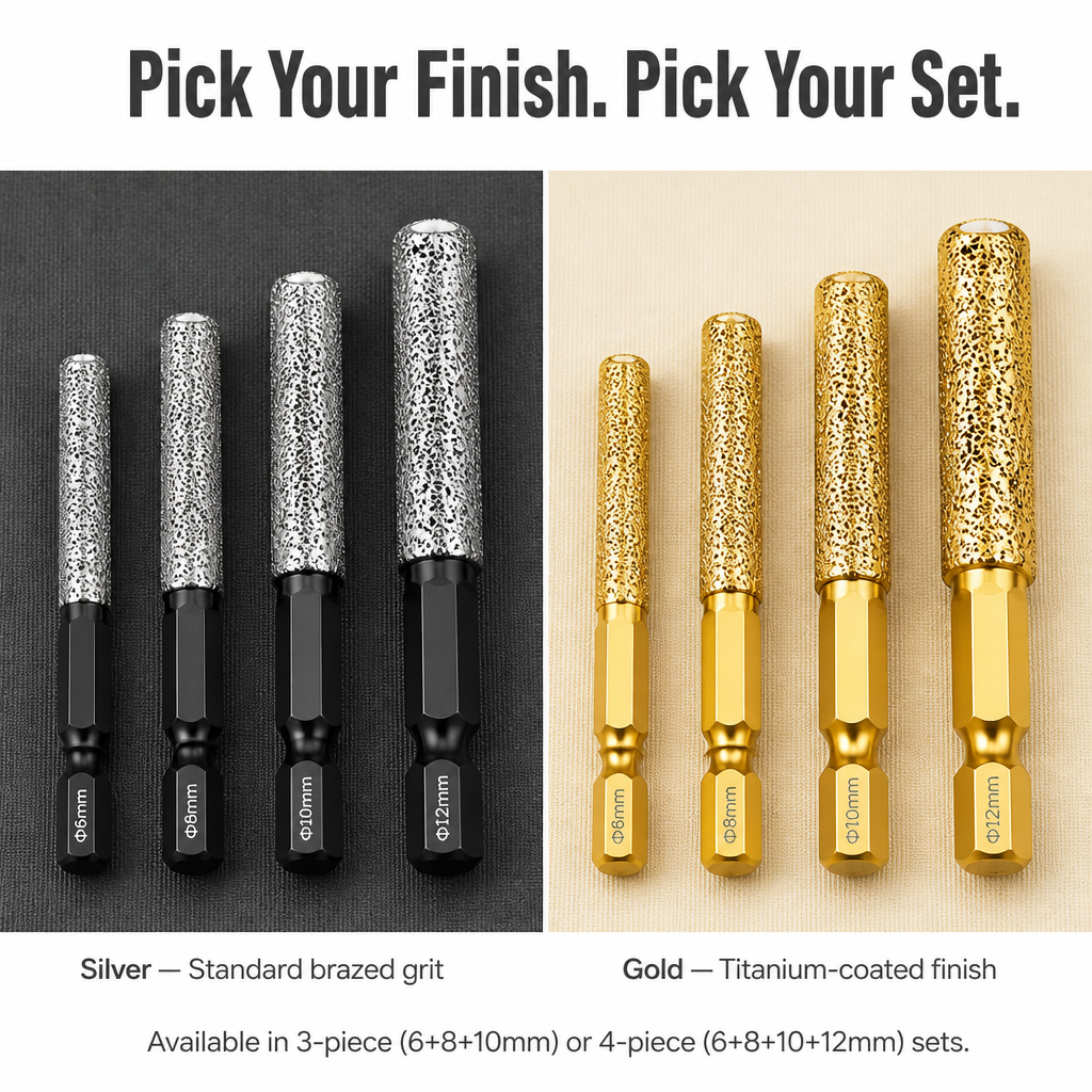 TitanEdge™ — Drill & Grind Through Porcelain, Marble and Glass Without Cracks