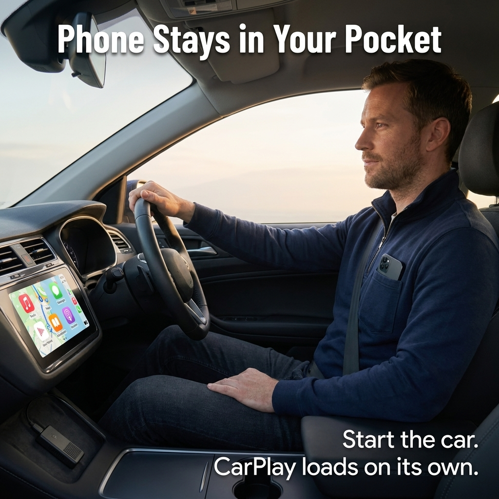 DriveFlow™ — Make CarPlay or Android Auto Wireless In 5–15 Seconds