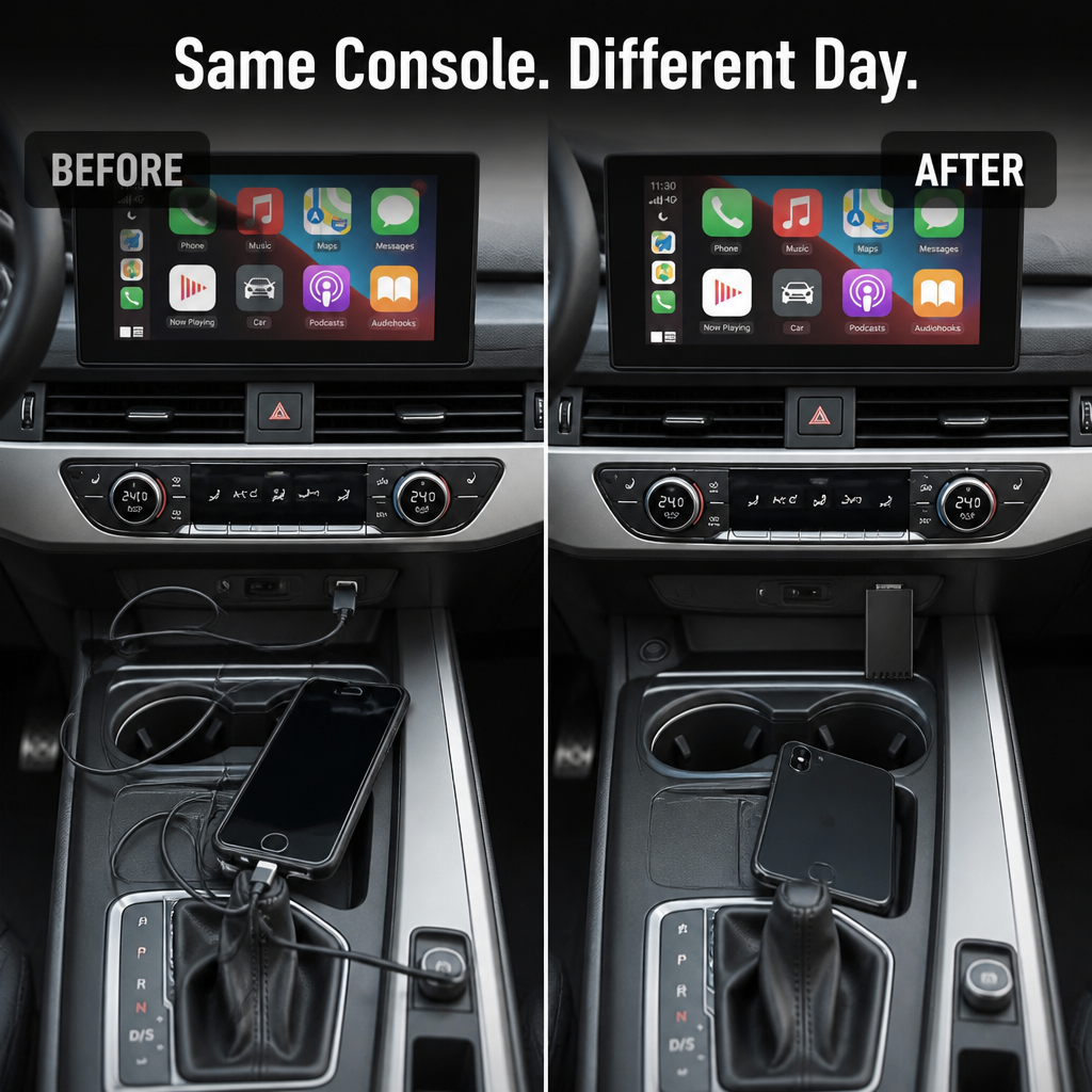 DriveFlow™ — Make CarPlay or Android Auto Wireless In 5–15 Seconds