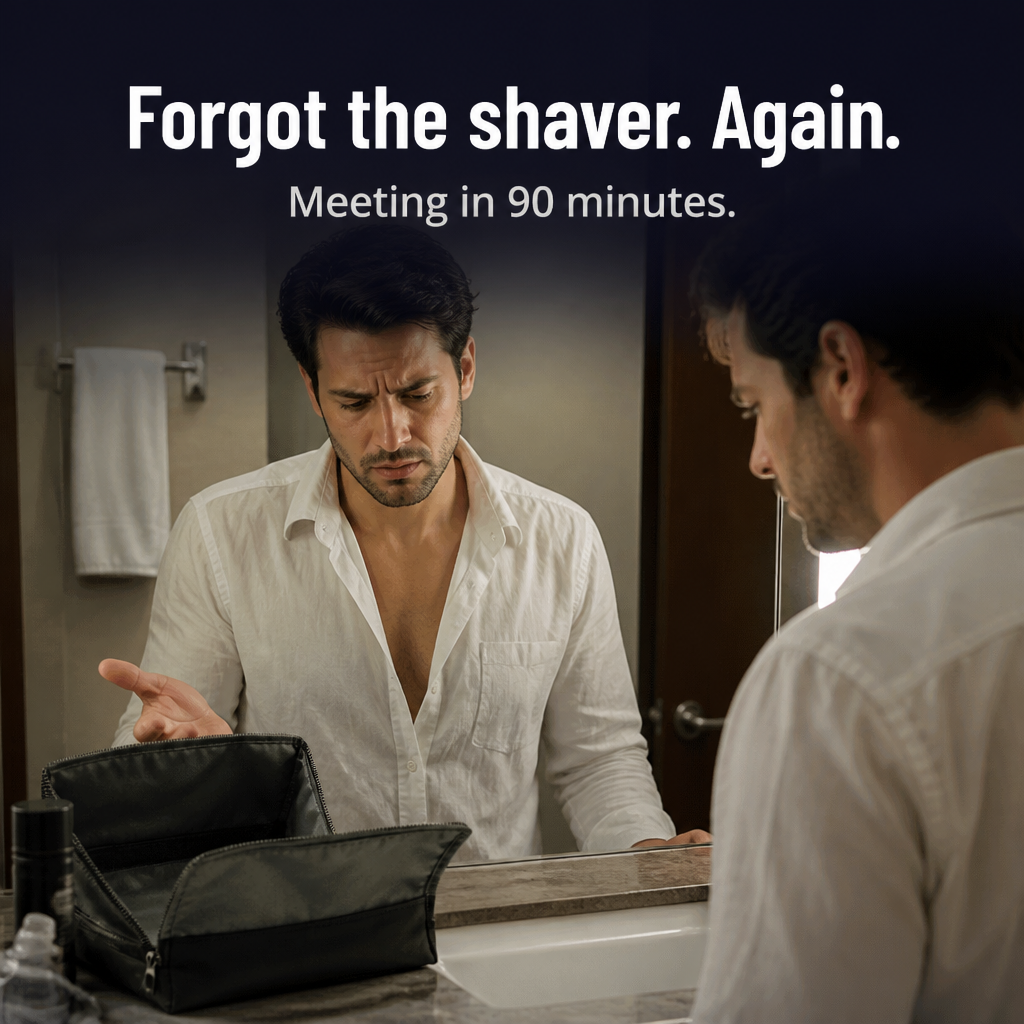 VeloTrim™ — Tame Stubble in 5 Minutes With a Pocket-Sized Capsule Shaver