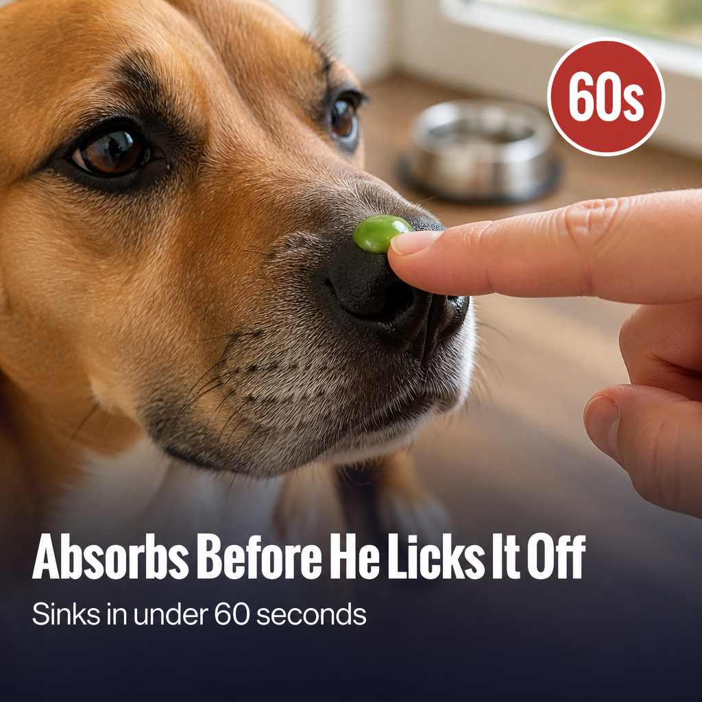 VeluraPaw™ — Soften His Crusty "Old-Man Nose" Back to Smooth, Healthy Black