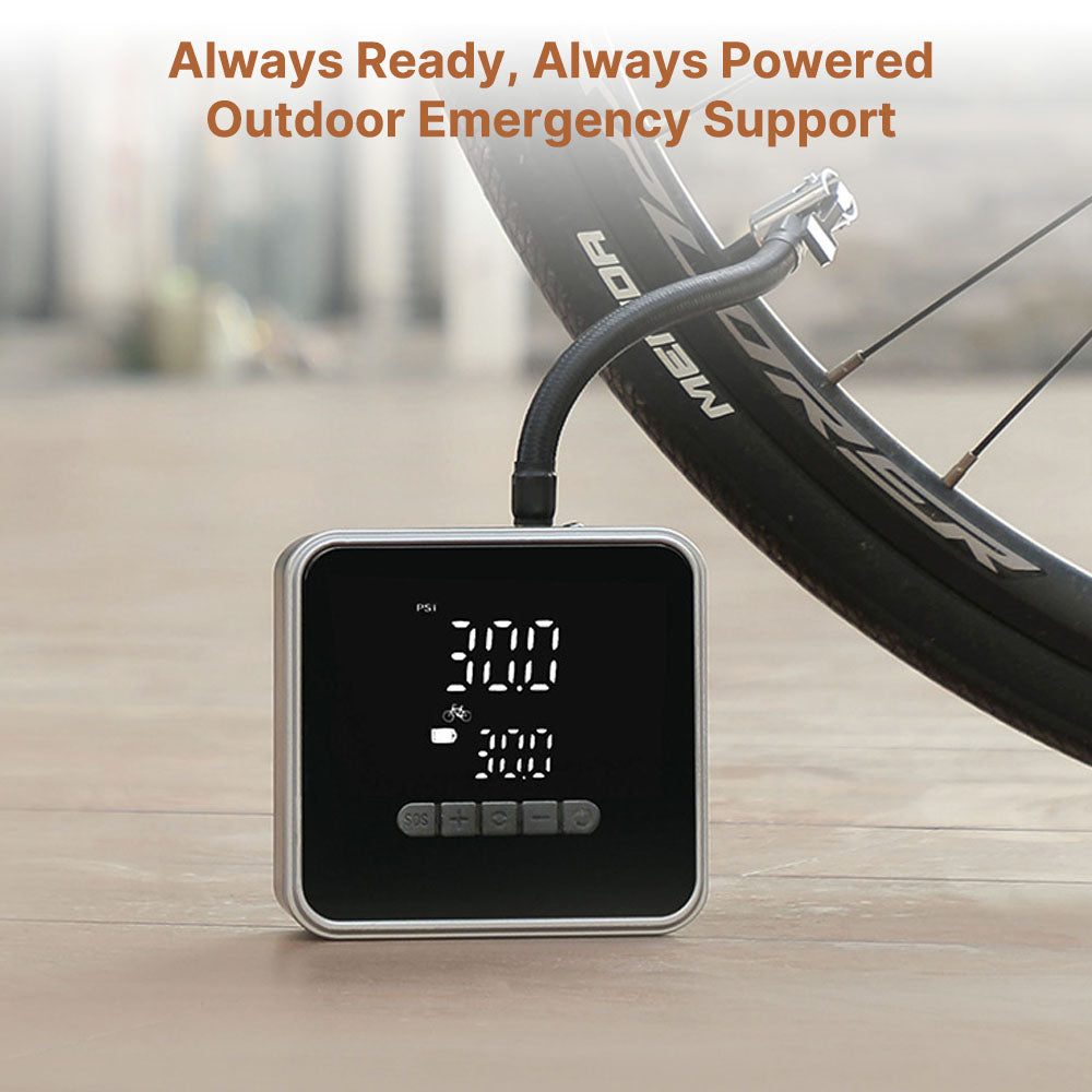 Portable Tire Pump for Vehicles and Bicycles – Quick Inflation