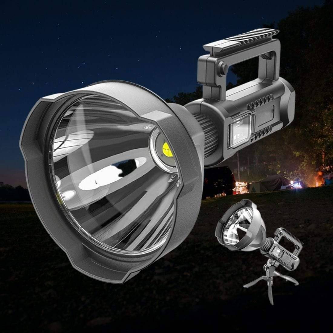 Rechargeable LED Flashlight with 4 Modes for Outdoor Use