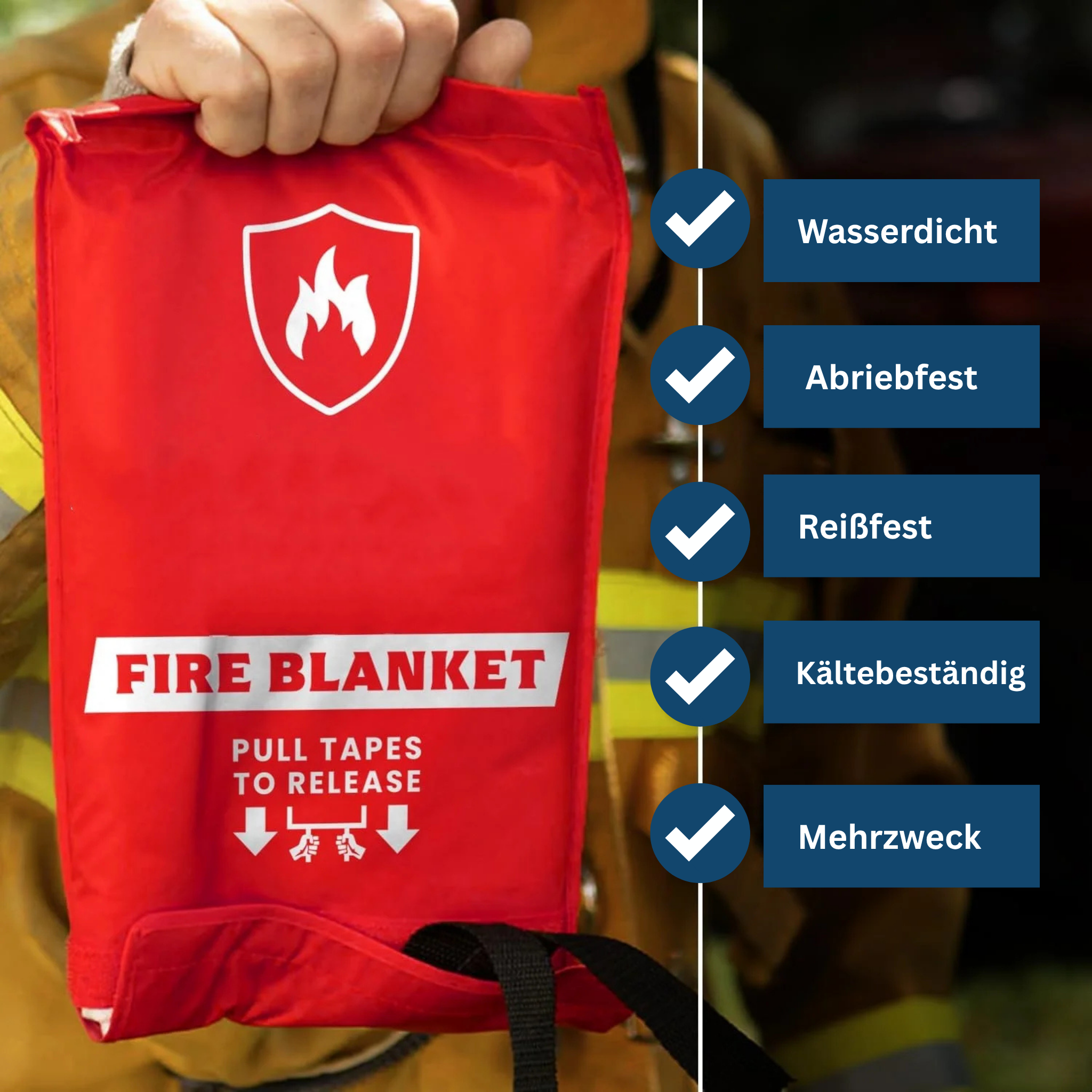 Emergency Fire Safety Blanket for Protection