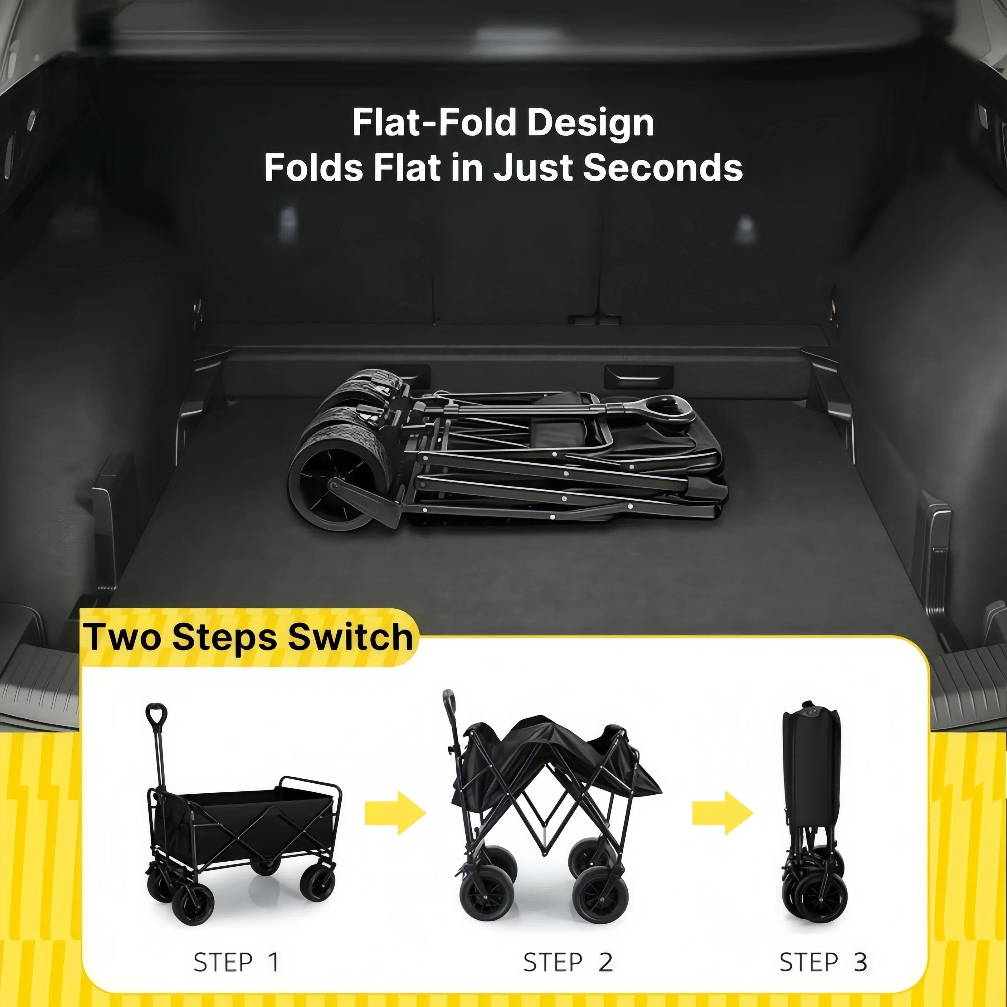 Portable Folding Cart for Outdoor Activities and Camping
