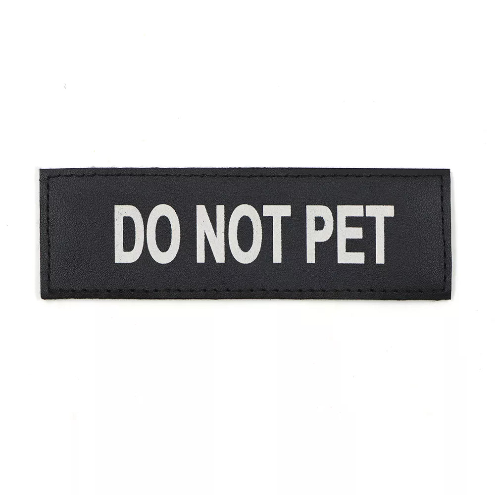 ID Badge Patches for Dog Harness - Hook and Loop Attachments