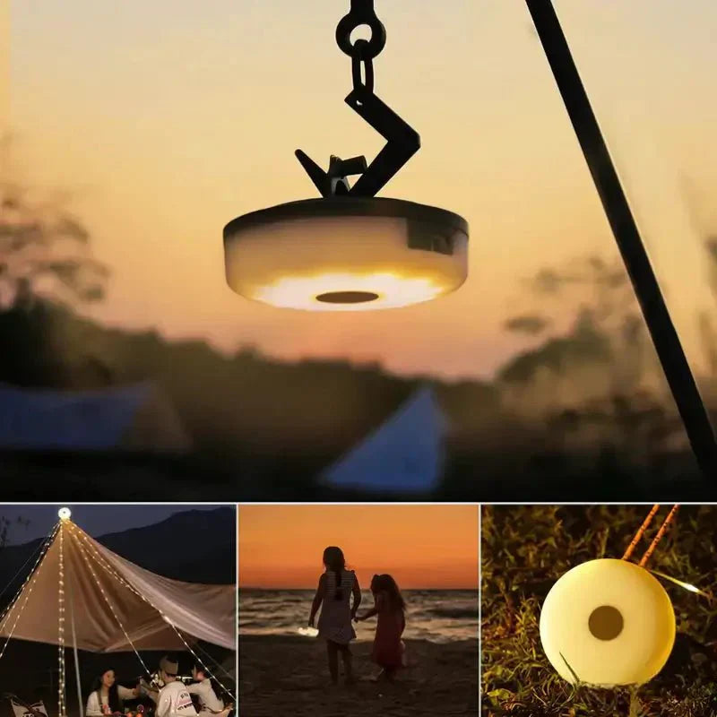 Retractable Camping Lantern with 4 Functions