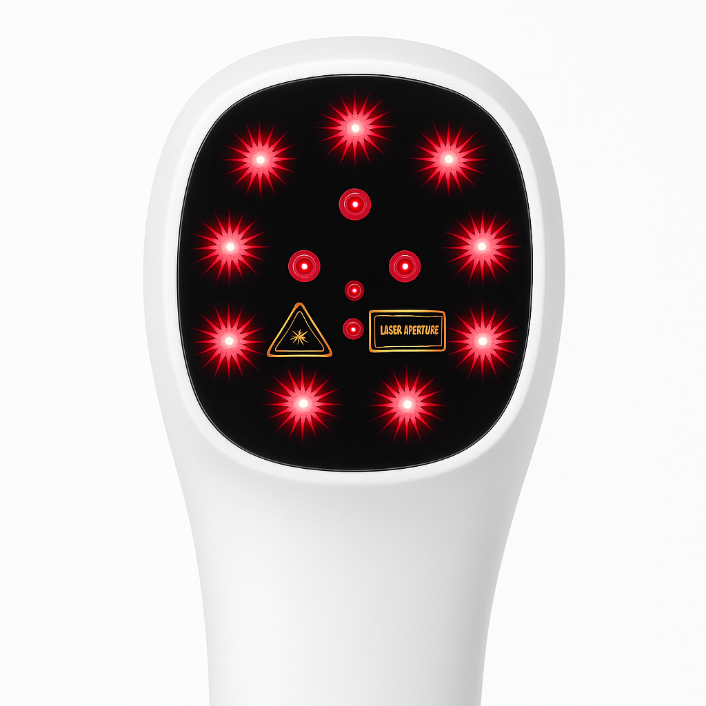 Pain Relief Device with Deep Tissue Red Laser Therapy