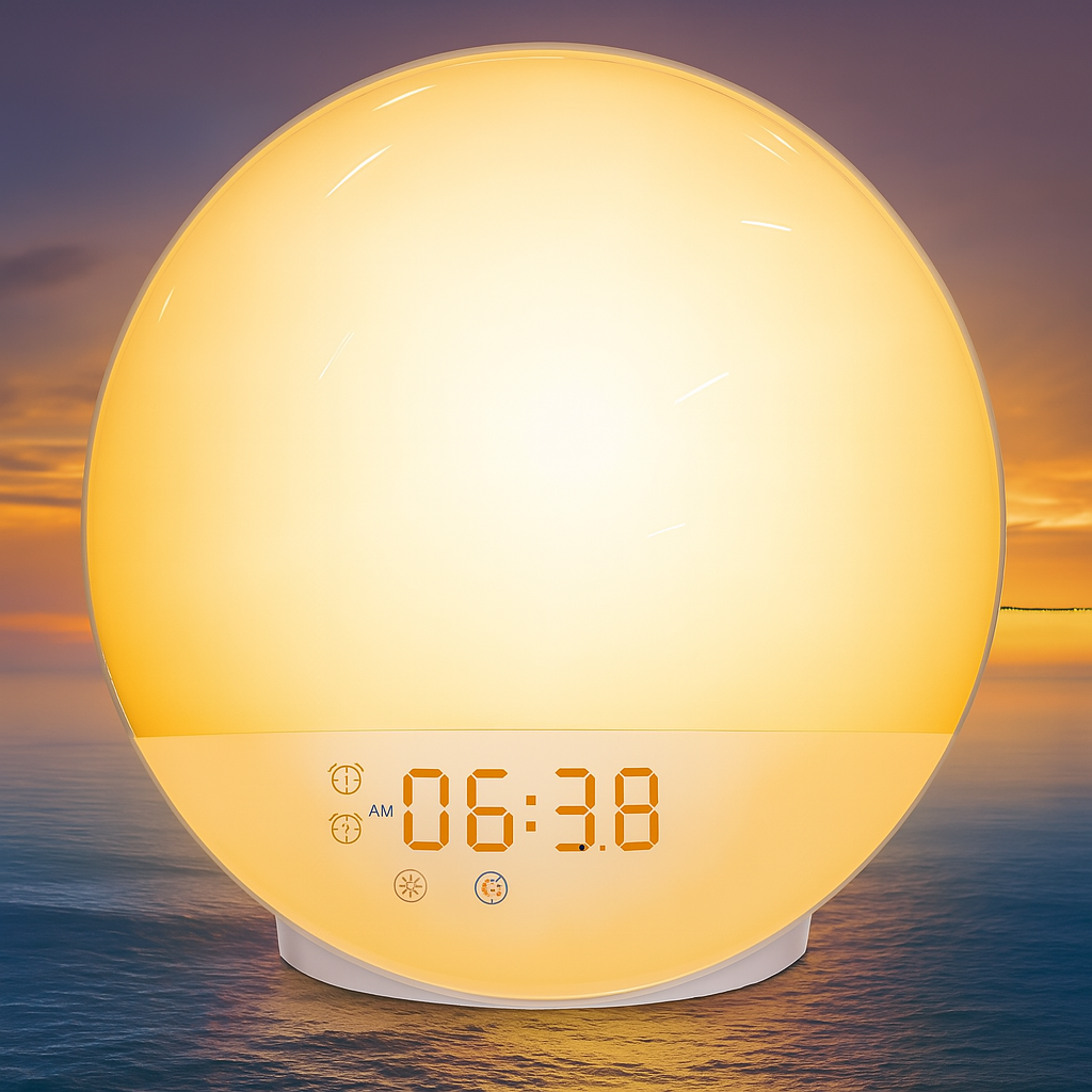 Smart Alarm Clock with Sunrise Simulation and Light Therapy功能