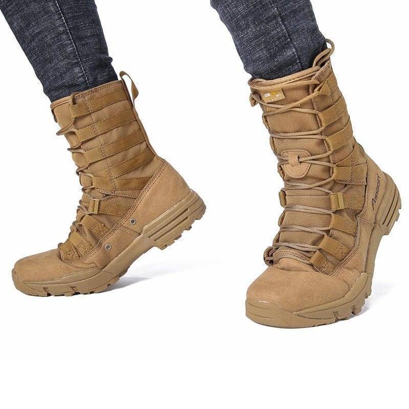 Men's Ankle Boots for Hiking and Outdoor Activities - Tactical Style