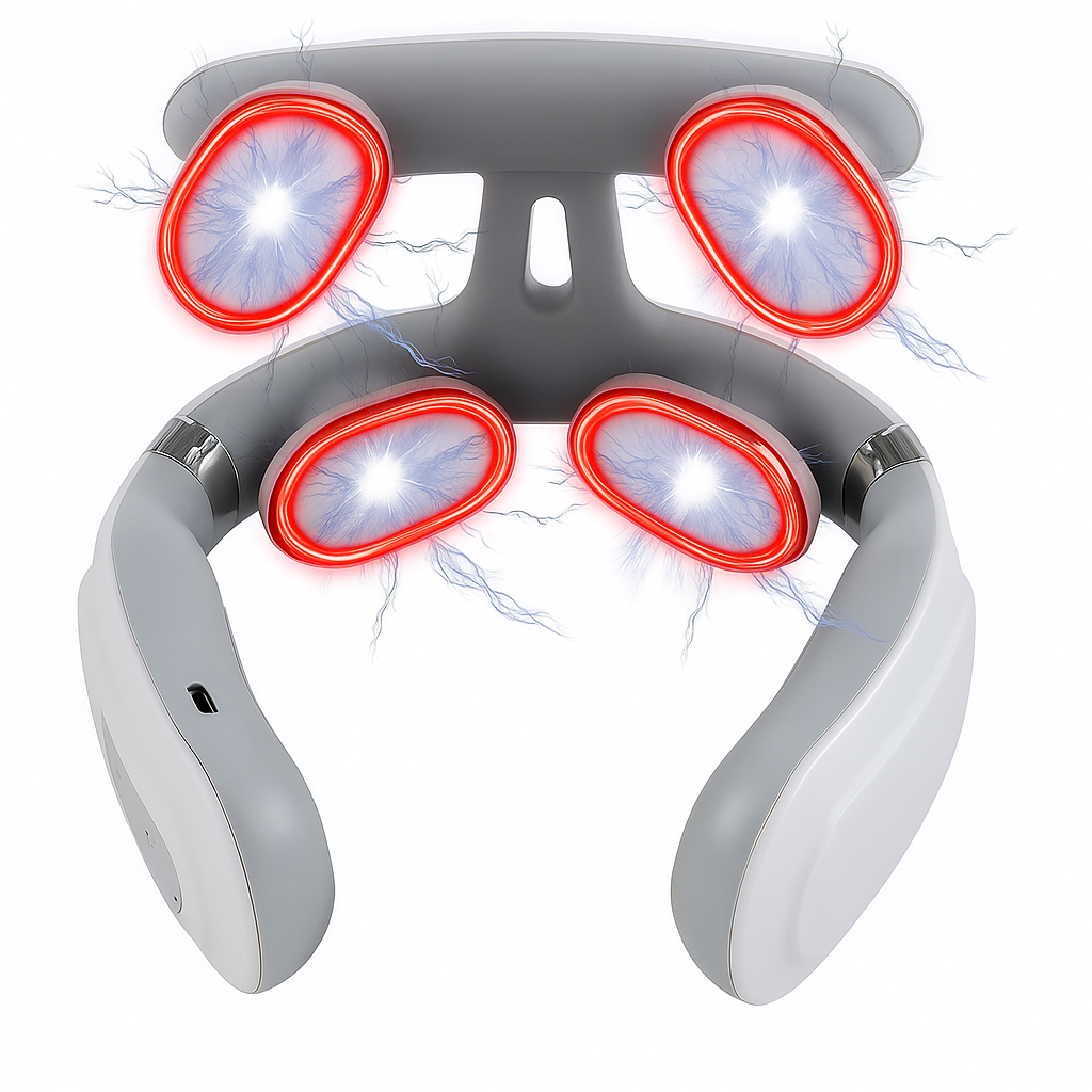 Portable Wellness Device – Neck Massager with Heat and Adjustable Settings