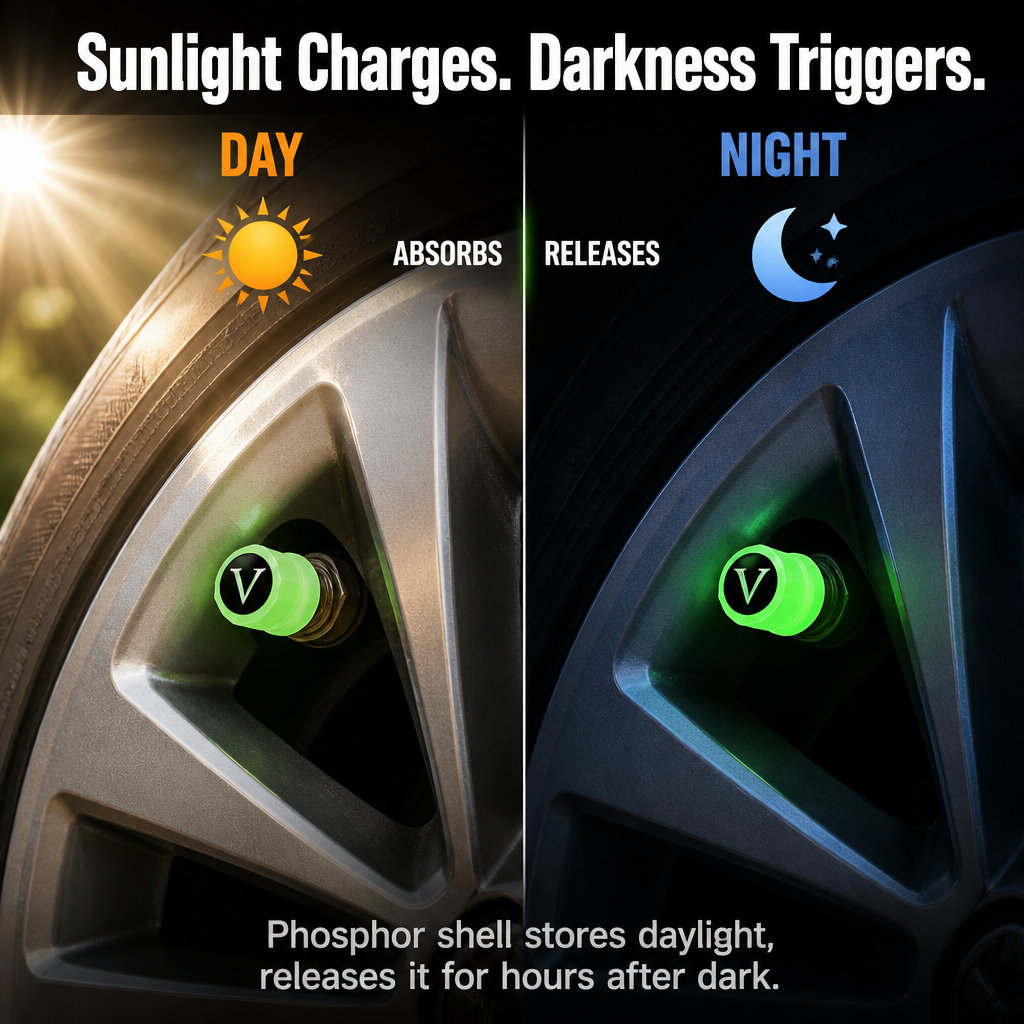 VivaDrive™ — Glow Your Wheels With Your Car's Exact Logo, No Batteries