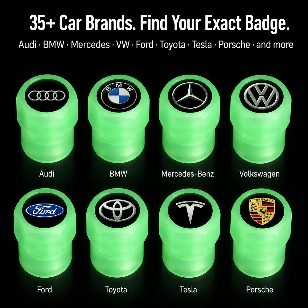VivaDrive™ — Glow Your Wheels With Your Car's Exact Logo, No Batteries