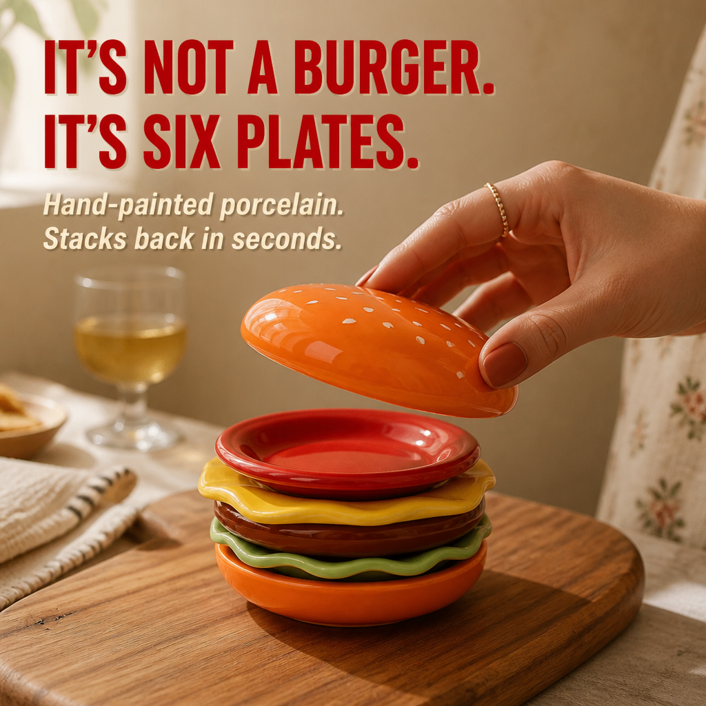 SmashStack™ — Stack Every Sauce, Snack & Side Into a Mini Burger Tower