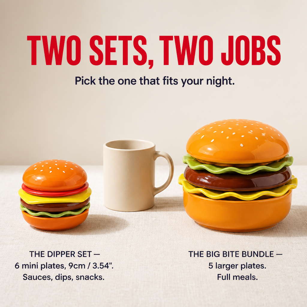SmashStack™ — Stack Every Sauce, Snack & Side Into a Mini Burger Tower