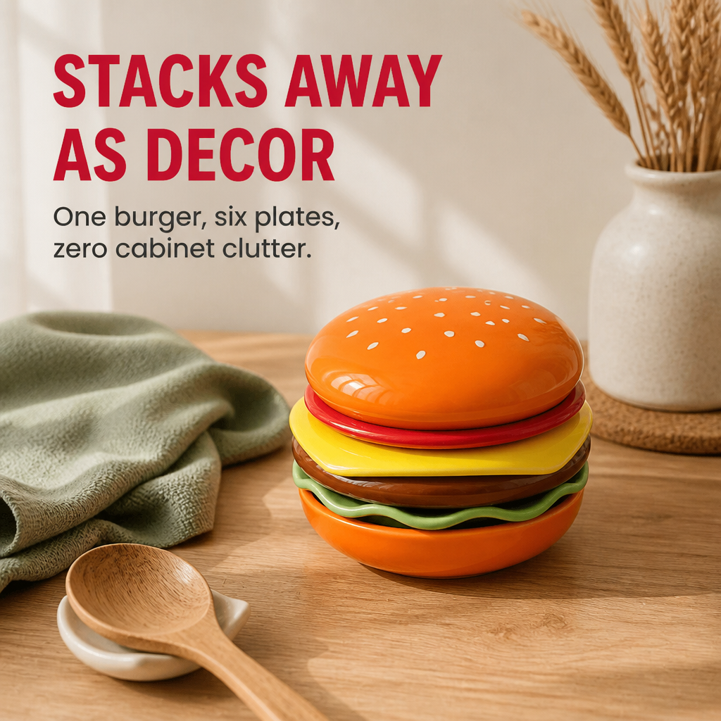 SmashStack™ — Stack Every Sauce, Snack & Side Into a Mini Burger Tower
